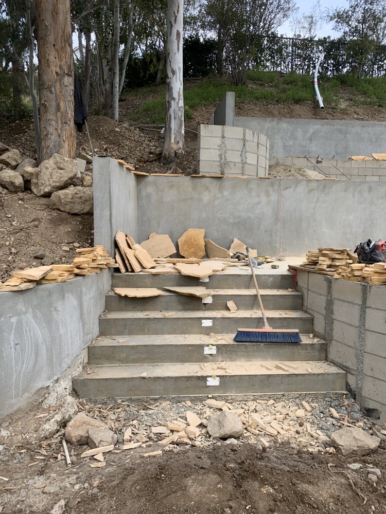 Lake Sherwood Flagstone project