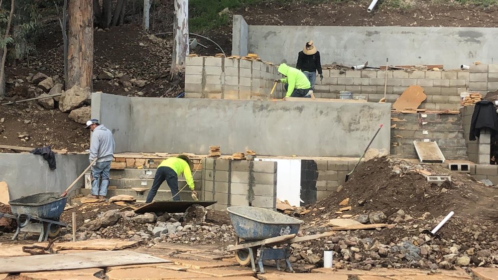 Lake Sherwood Flagstone project