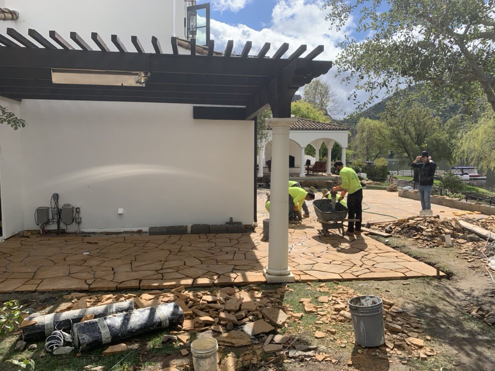Lake Sherwood Flagstone project