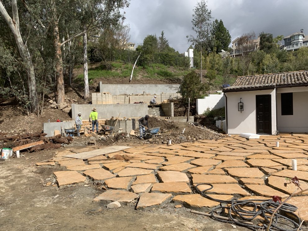 Lake Sherwood Flagstone project